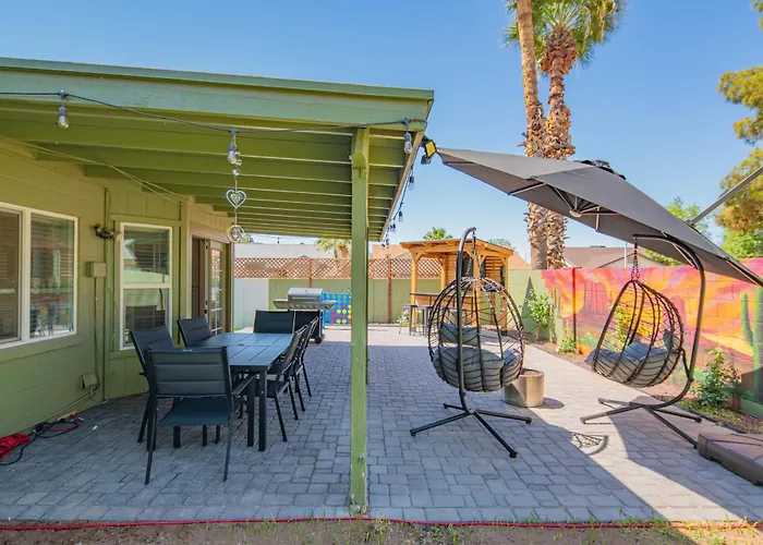 Holiday home 4br - Arcades, Putting Green, Fire Pit, Themed *