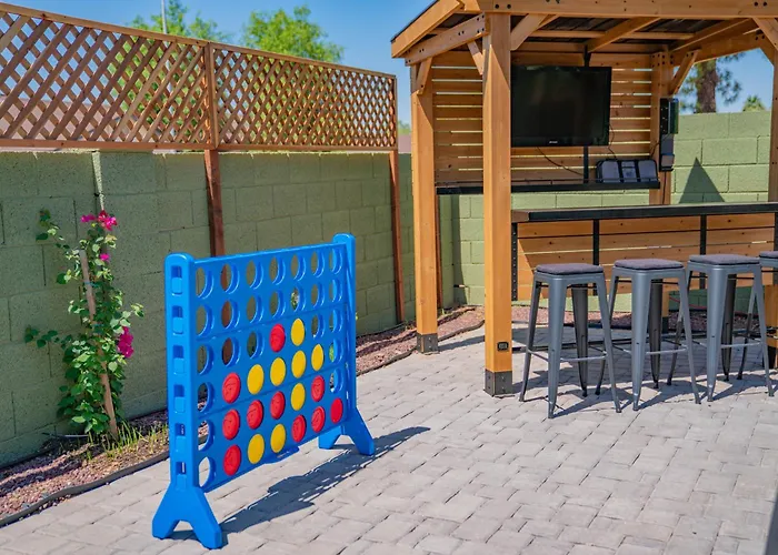 Holiday home 4br - Arcades, Putting Green, Fire Pit, Themed *